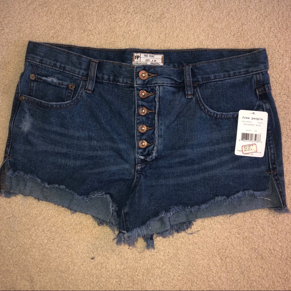 Free People Jean Shorts